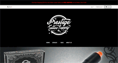 Desktop Screenshot of prestigetattoosupply.com